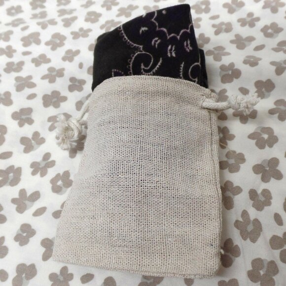 Free People Bridgette Bandana Hair Scarf or Neck Kerchief DARK BROWN NWOT - Picture 6 of 8